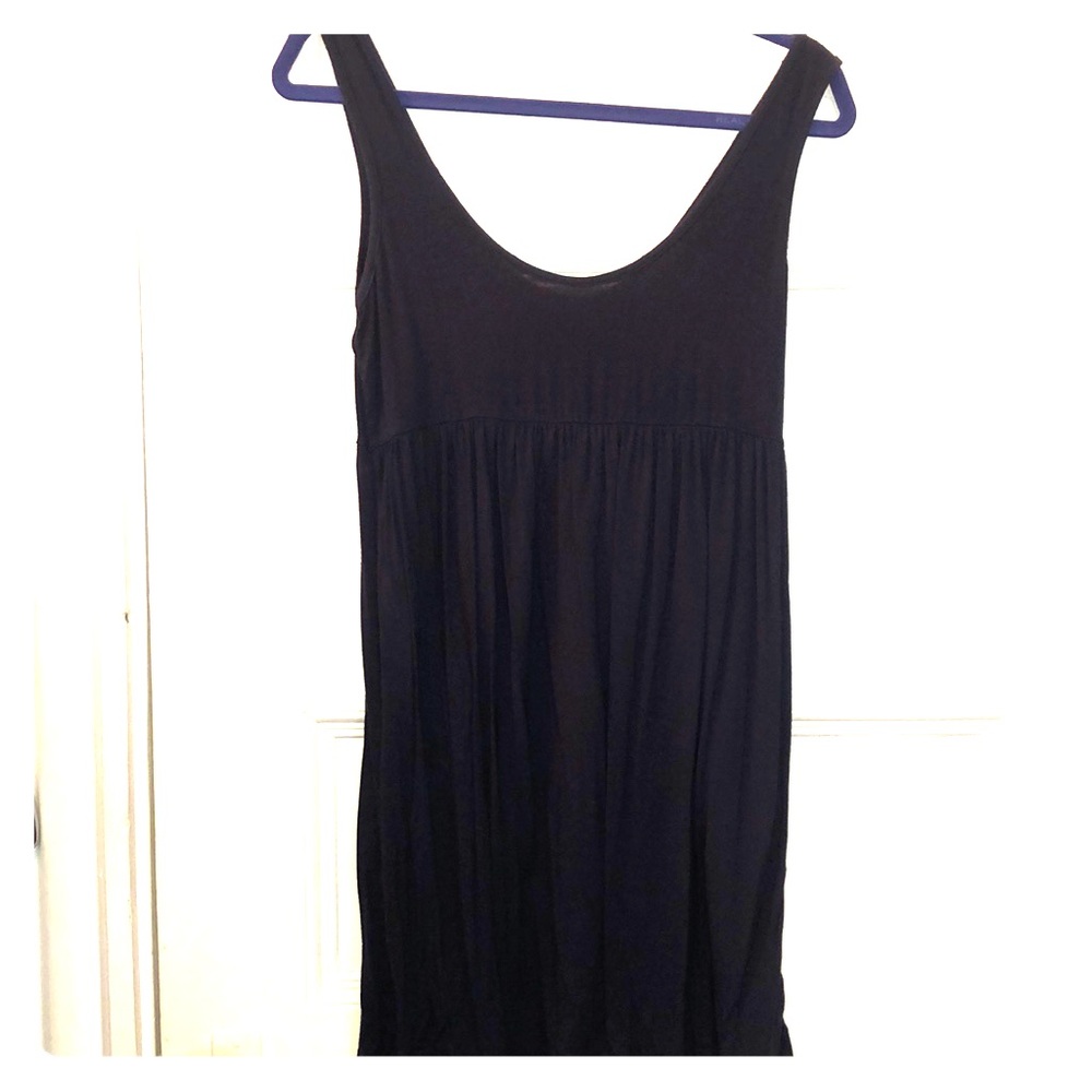 H&M navy babydoll tank dress